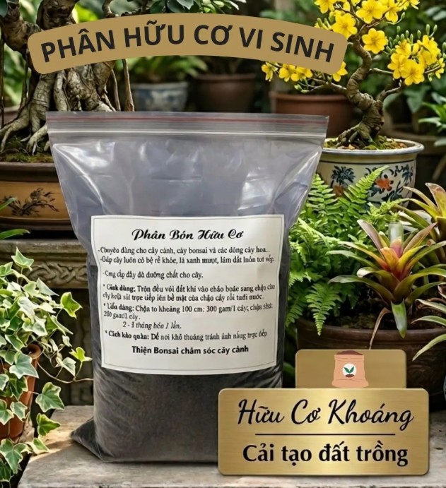 Phân bón hữu cơ cho Bonsai & cây cảnh
