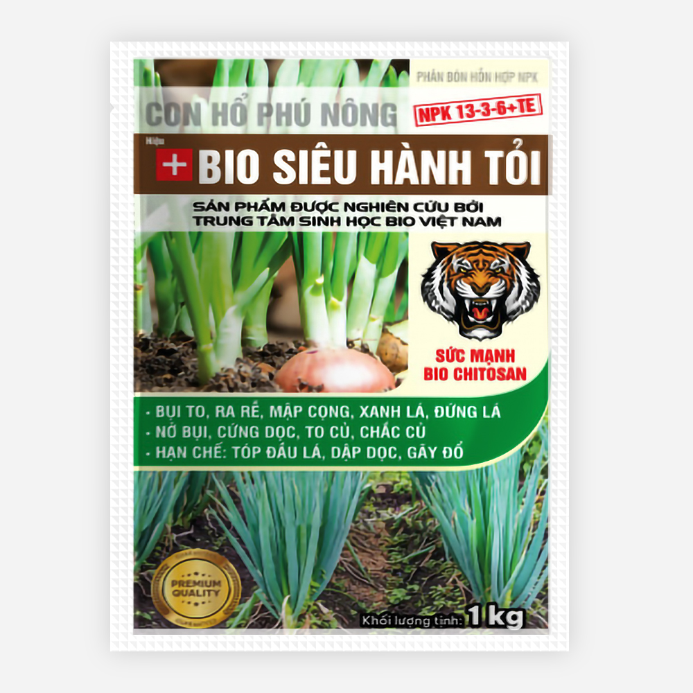 Bio Siêu Hành Tỏi – Phân Bón Hỗn Hợp NPK 13-3-6 +TE