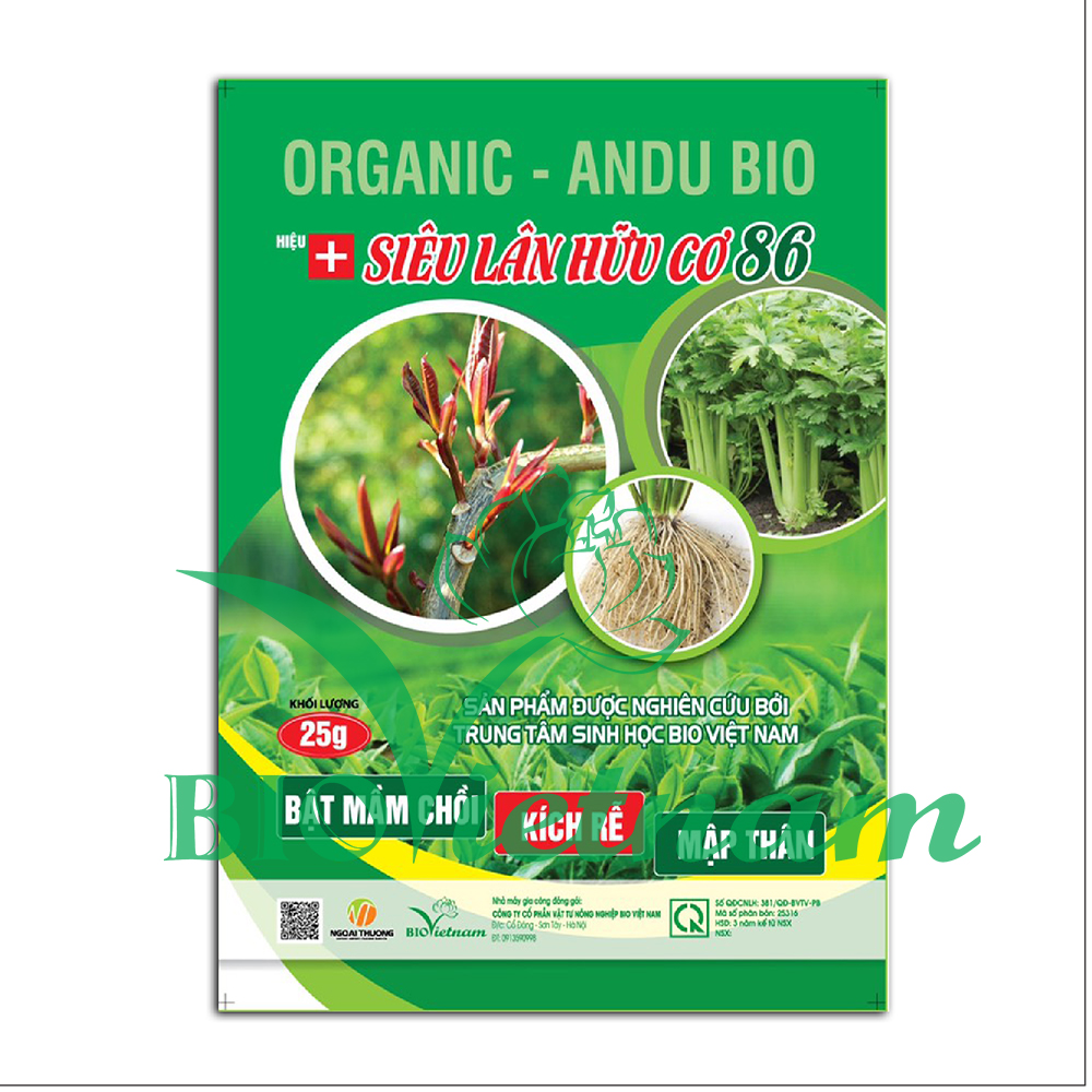 Siêu Lân 86 Organic Andu Bio – Thức Ăn Sạch Cho Cây