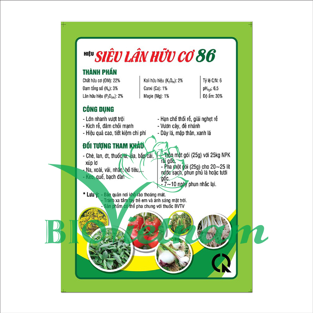 Siêu Lân 86 Organic Andu Bio – Thức Ăn Sạch Cho Cây