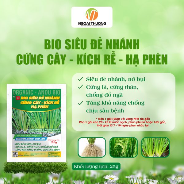 Bio Siêu Đẻ Nhánh – Cứng Cây, Kích Rễ, Hạ Phèn