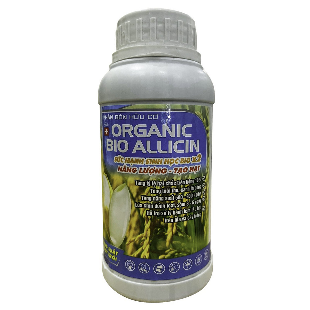 Organic Bio Allicin Dạng Nước – Siêu Vào Gạo Cho Lúa