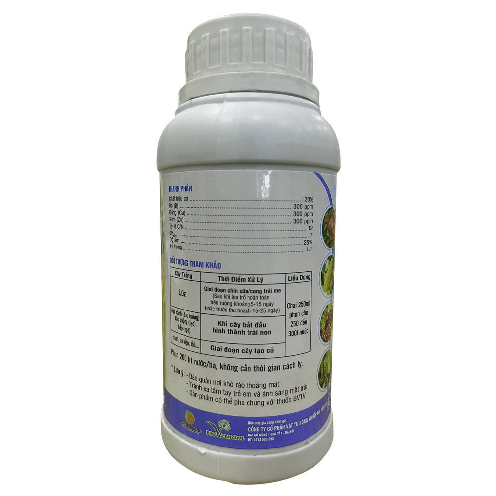 Organic Bio Allicin Dạng Nước – Siêu Vào Gạo Cho Lúa