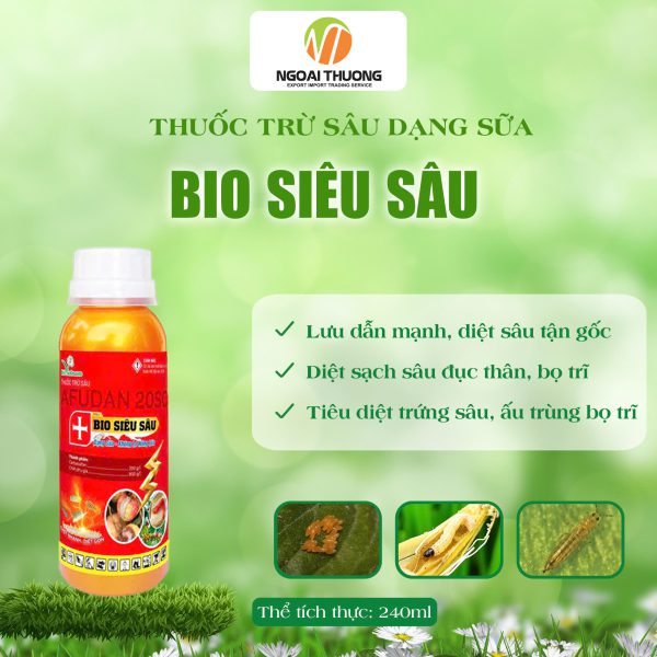 Thuốc Trừ Sâu Bio Siêu Sâu – Giải Pháp Bảo Vệ Cây Trồng